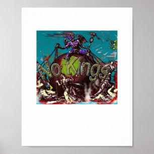 Geen Kings Klassieke Moderne Minimalistische Stijl Poster