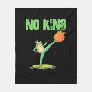 Geen Kings Portland Kikker Protest – Grappige Anti Fleece Deken