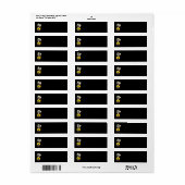 Geen Kings Retouradreslabel Etiket (Full Sheet)