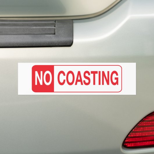 GEEN KLASSE BUMPERSTICKER (Op auto)