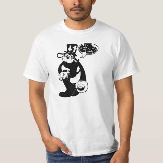 Geen klasse (wit) t-shirt (Voorkant)