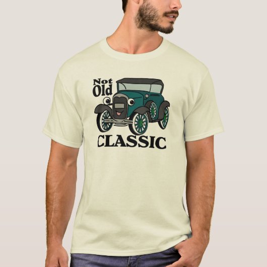Geen klassieke Antiek auto T-shirt (Voorkant)