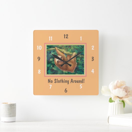 Geen kleding rond wandklok (Huis)