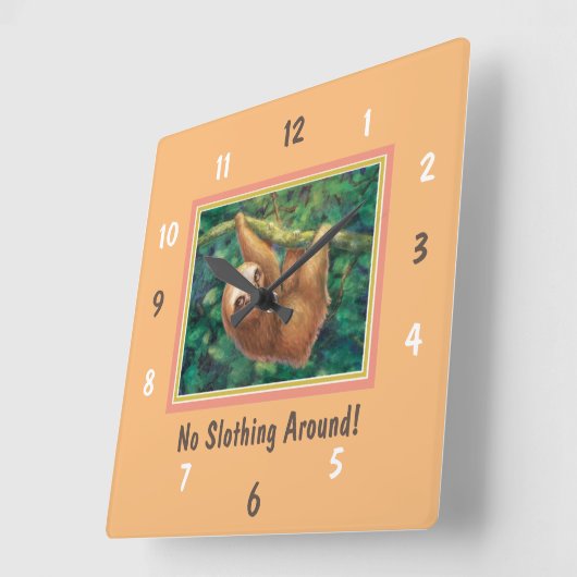 Geen kleding rond wandklok (Hoek)