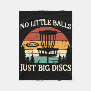 Geen kleine, gewoon grote discs golf frisbee frolf fleece deken
