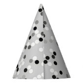 Geen kleur Stippen partij Pet Feesthoedjes (Achterkant)