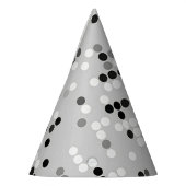 Geen kleur Stippen partij Pet Feesthoedjes (Links)