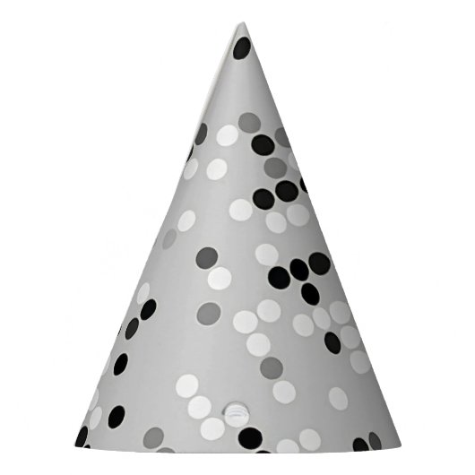 Geen kleur Stippen partij Pet Feesthoedjes (Links)