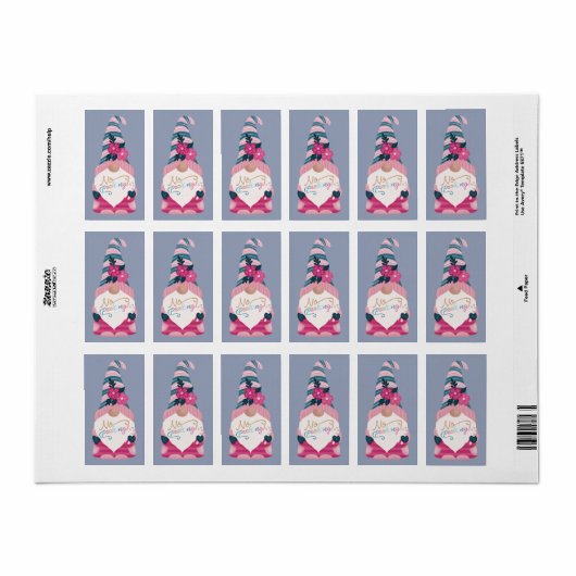 Geen knijpend fragment voor helder kerstgenoometik etiket (Full Sheet)