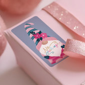 Geen knijpend fragment voor helder kerstgenoometik etiket