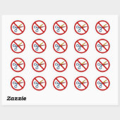 Geen knipsels @ KU Stickers (Vel)