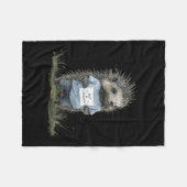 Geen Knuffel Egel Fleece Deken (Voorkant (Horizontaal))