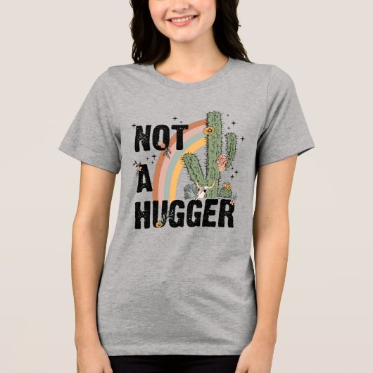 Geen knuffel T-shirt (Voorkant)