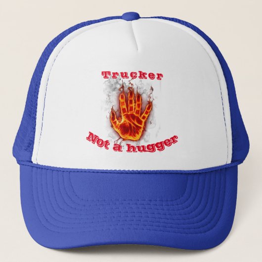 Geen knuffelaar trucker pet (Voorkant)