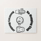 Geen knuffelclub legpuzzel (Horizontaal)