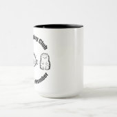 Geen knuffelclub mok (Midden)