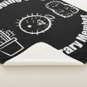 Geen knuffelclub sherpa deken (3/4)