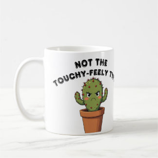 Geen knuffeltype cactus | Grappige introvert Koffiemok