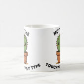Geen knuffeltype cactus | Grappige introvert Koffiemok (Center)