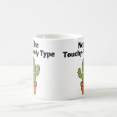 Geen knuffeltype cactus | Grappige introvert Koffiemok (Center)