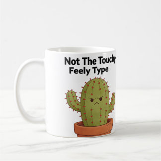 Geen knuffeltype cactus | Grappige introvert Koffiemok