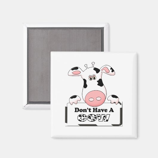 Geen Koe Magneet (Voorkant / Achterkant)