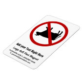 GEEN Koe uitzetten! Magneet (Linkerzijde)