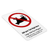 GEEN Koe uitzetten! Magneet (Rechterzijde)