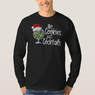 Geen koekjes alleen Kerstmis in juli Zomer Graphic T-shirt