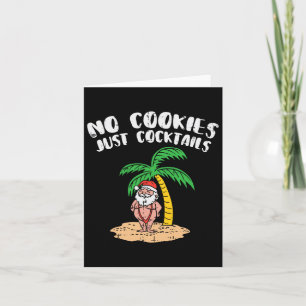 Geen koekjes alleen staart Santa Palm Tree in Kers Kaart