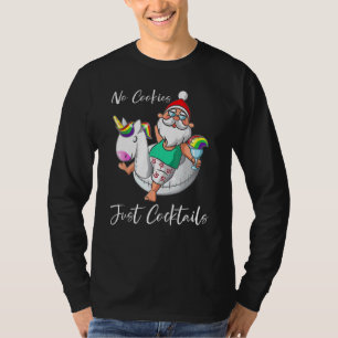 Geen Koekjes gewoon Cocktails Kerstmis I T-shirt