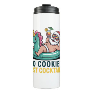 Geen koekjes, gewoon cocktails Kerstmis Zomer Kers Thermosbeker