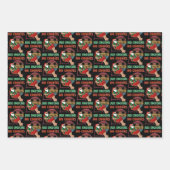 Geen koekjes gewoon Cocktails  Retro Surfer Inpakpapier Vel (Voorkant 3)