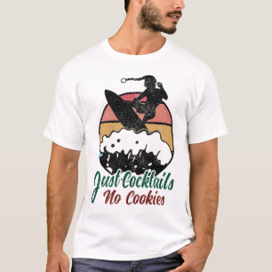 Geen koekjes gewoon Cocktails  Retro Surfer T-shirt