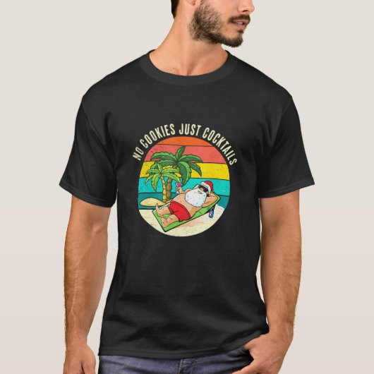 Geen koekjes kerst met kerst in juli Kerstmis T-shirt (Voorkant)