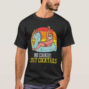 Geen koekjes met kerst op kerstmis in jul t-shirt