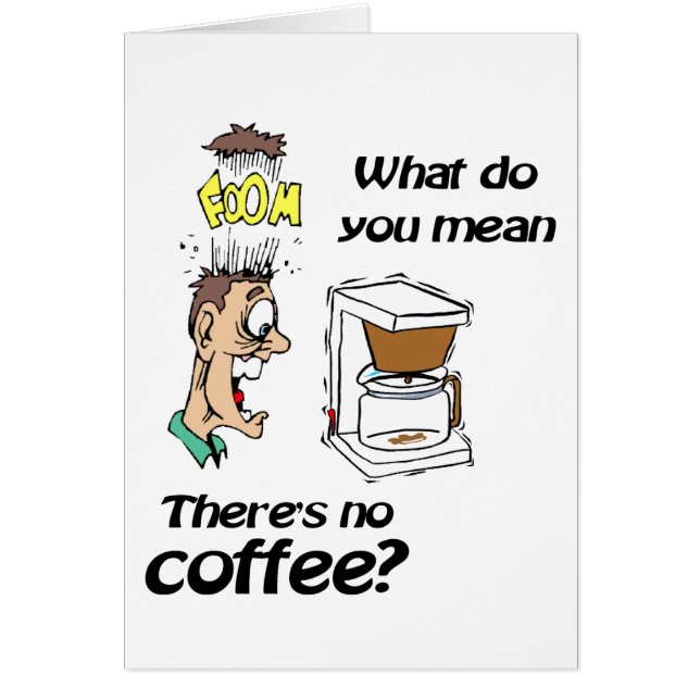 Geen koffie (Voorkant)