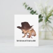 Geen koffie briefkaart (Staand voorkant)