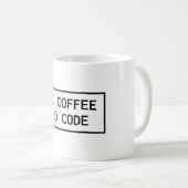 Geen koffie-code koffiemok (Voorkant rechts)