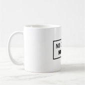 Geen koffie-code koffiemok (Links)