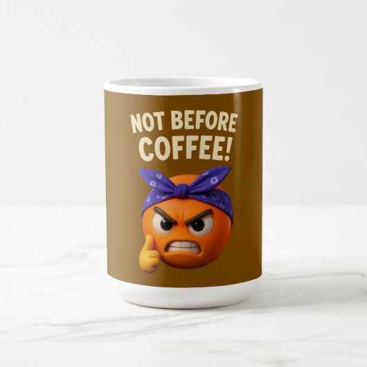 Geen koffie ervoor koffiemok (Center)