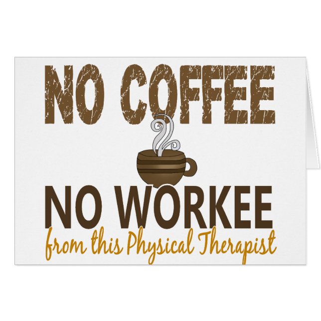 Geen koffie geen echte fysiotherapie (Voorkant Horizontaal)