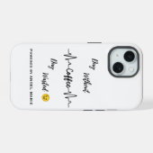 "Geen koffie, geen leven" iPhone / iPad-hoesje iPhone 15 Case (Achterkant horizontaal)