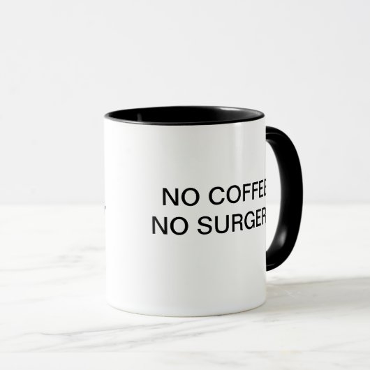 GEEN KOFFIE GEEN OOGST MOK (Voorkant rechts)