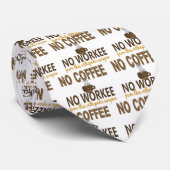 Geen koffie geen orthopedische chirurg stropdas (Opgerold)