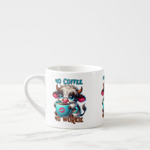 Geen Koffie Geen Werk Espresso Kop