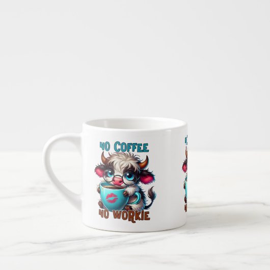 Geen Koffie Geen Werk Espresso Kop (Links)