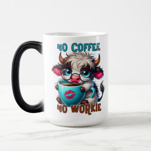 Geen koffie, geen werk magische mok