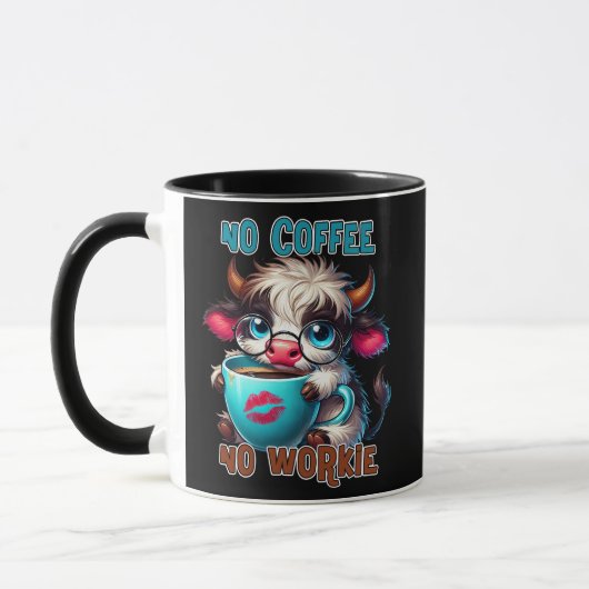 Geen Koffie Geen Werk Mok (Links)