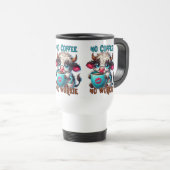 Geen Koffie Geen Werk Reisbeker (Voorkant rechts)